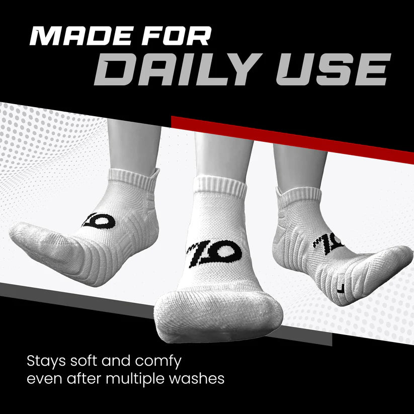 Low Cut Sport Socks - 3 Pack