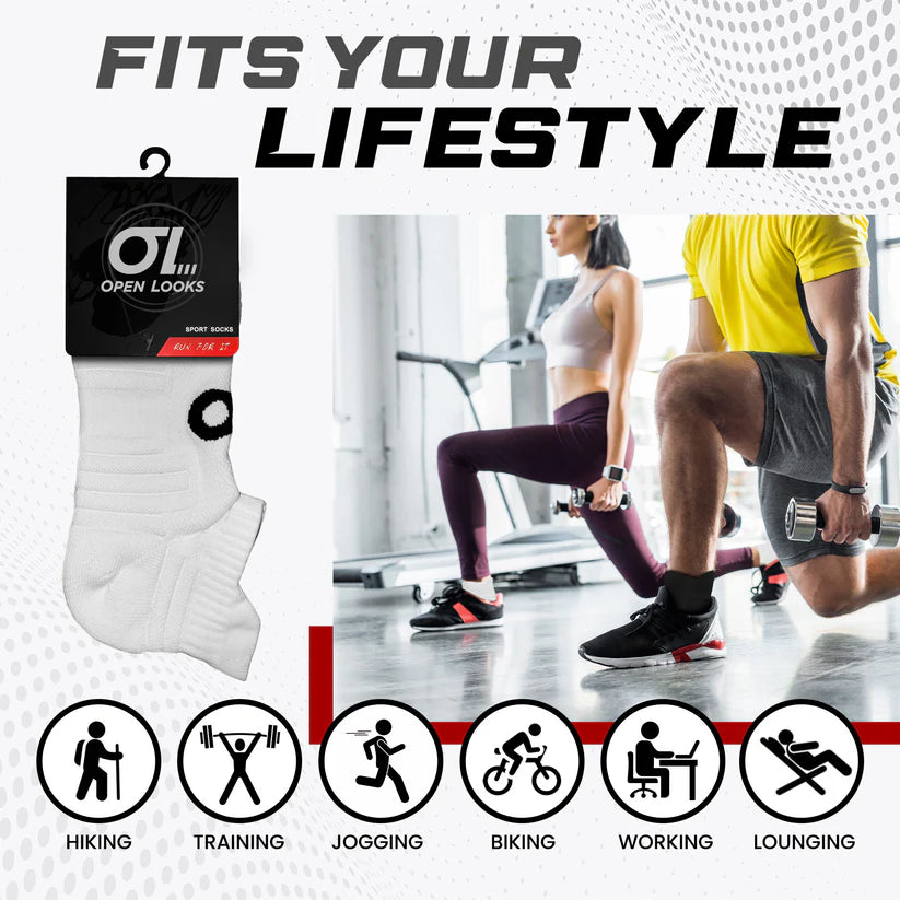 Low Cut Sport Socks - 3 Pack