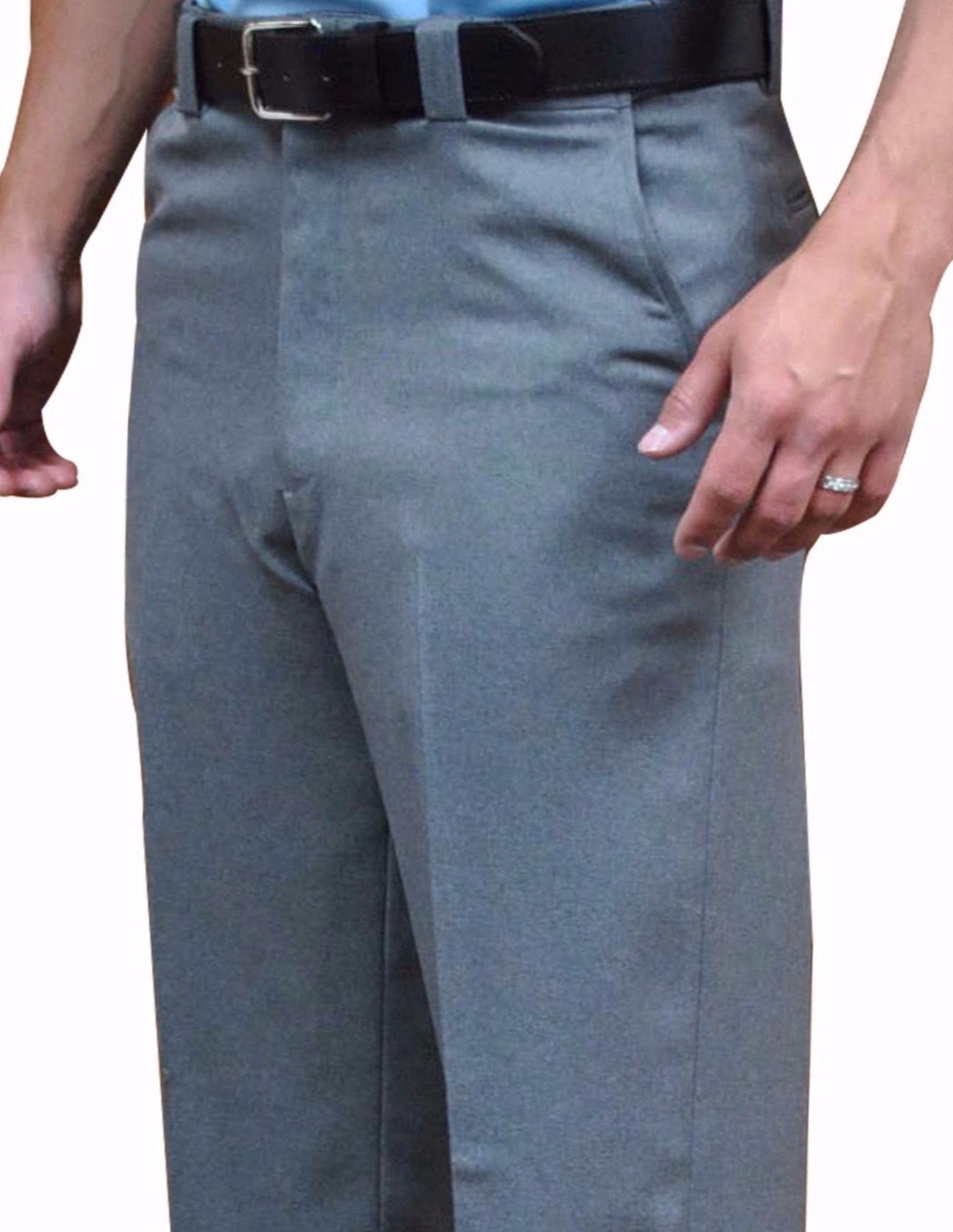 Flat Front Combo Pants | Expander Waistband & Slash Pockets