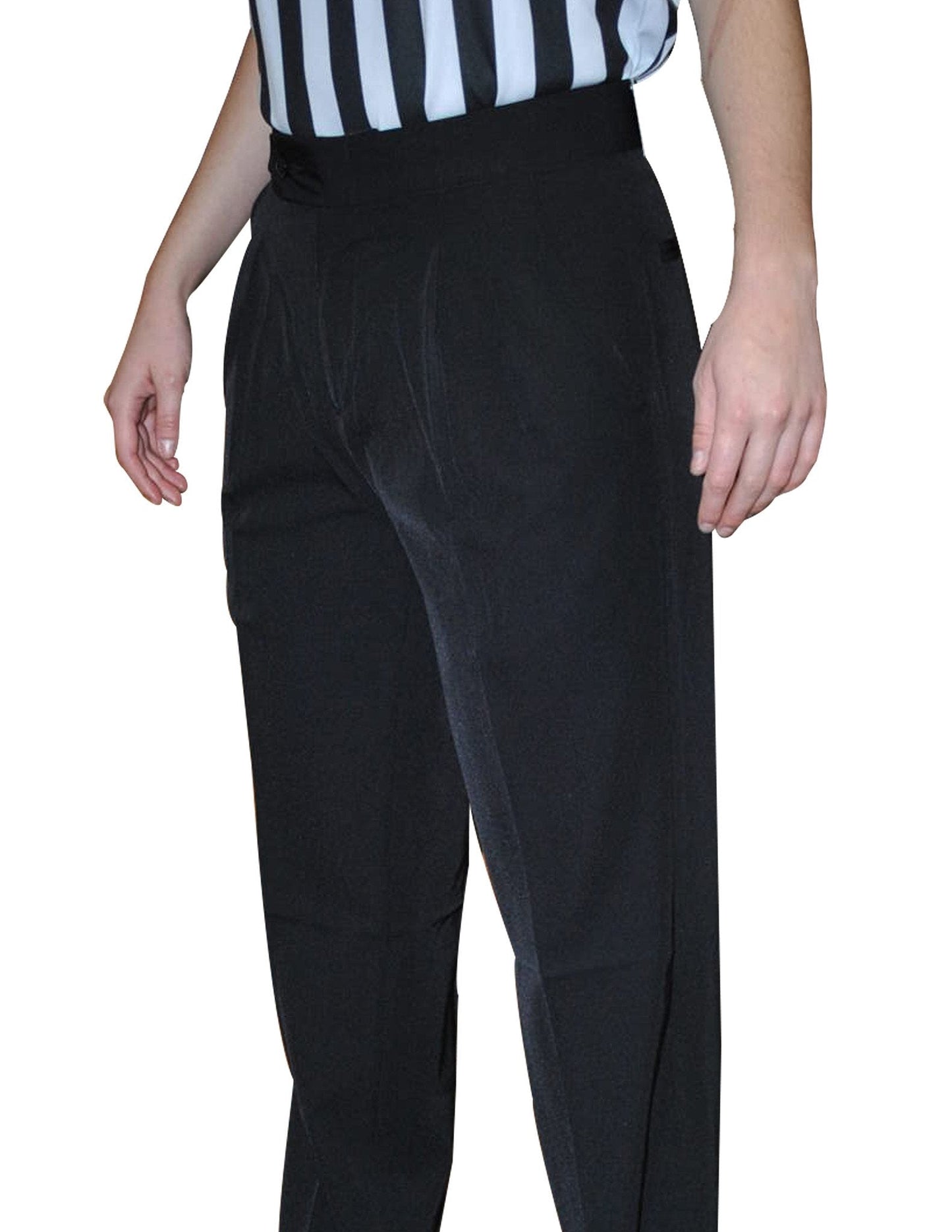 Women's Polyester (100%) Pleated Pants w/ Slash Pockets