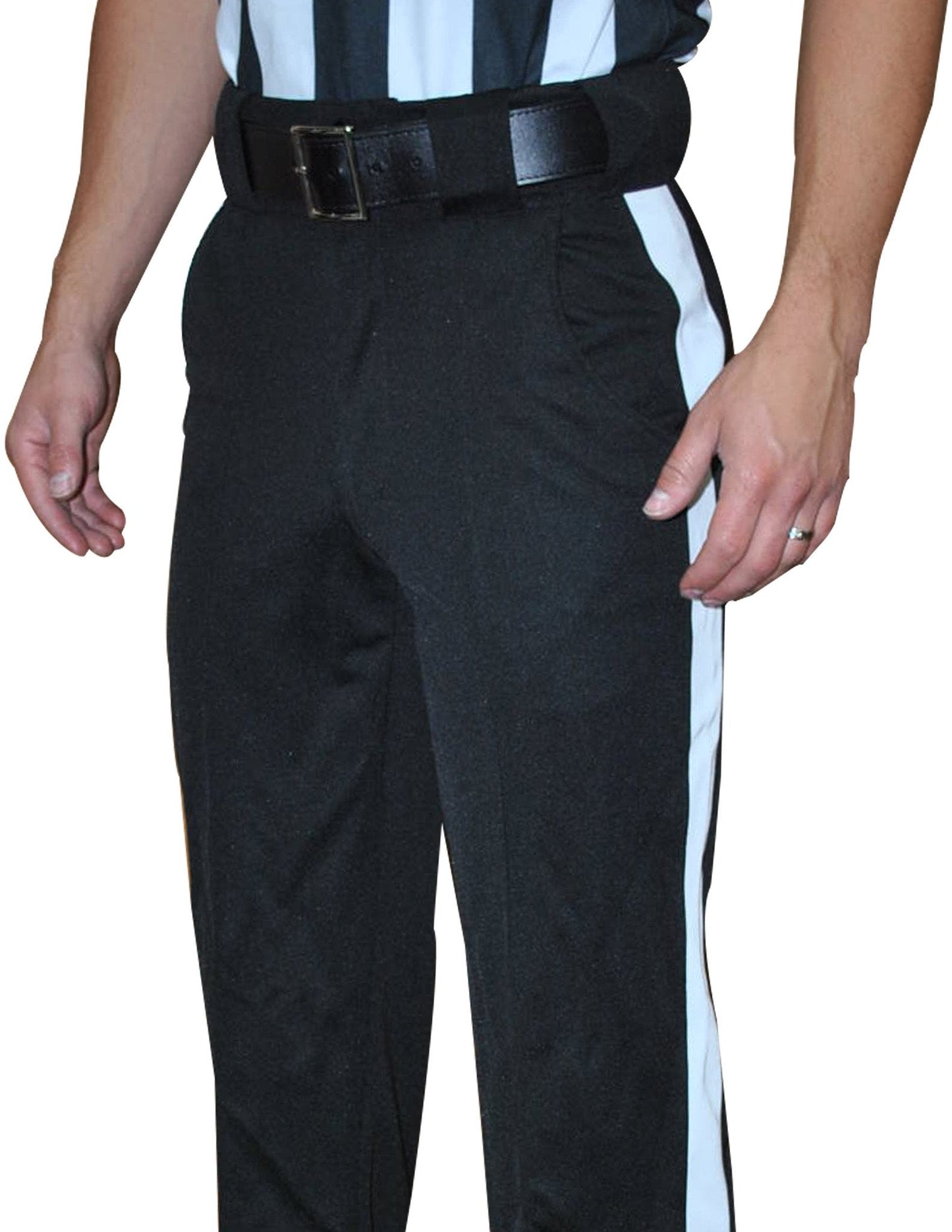 Black Warm Weather Pants w/ 1 1/4" White Stipe