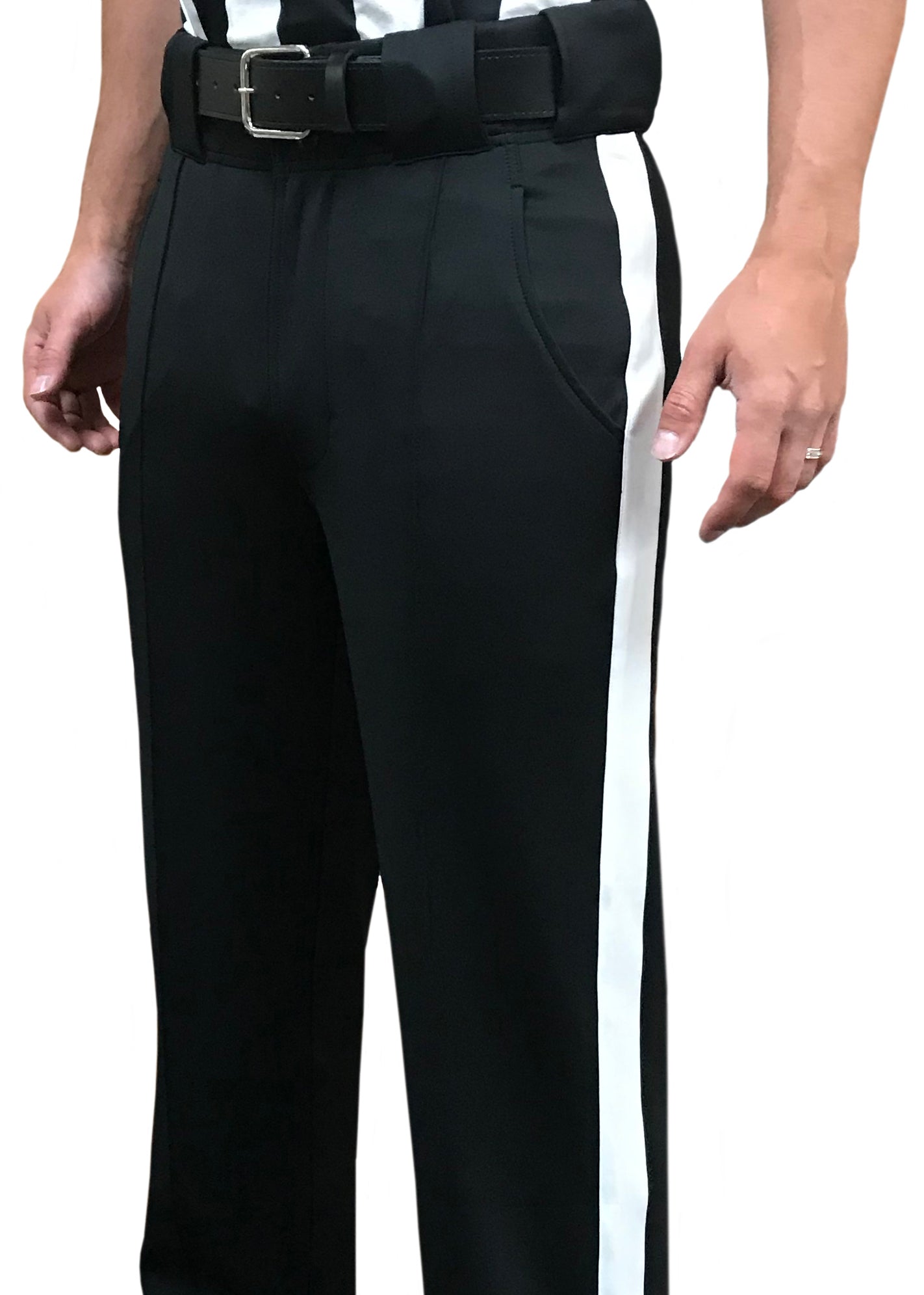 4-Way Stretch Tapered Fit Poly/Spandex Football Pants, black, moisture-wicking, durable, and flexible for enhanced performance on the field