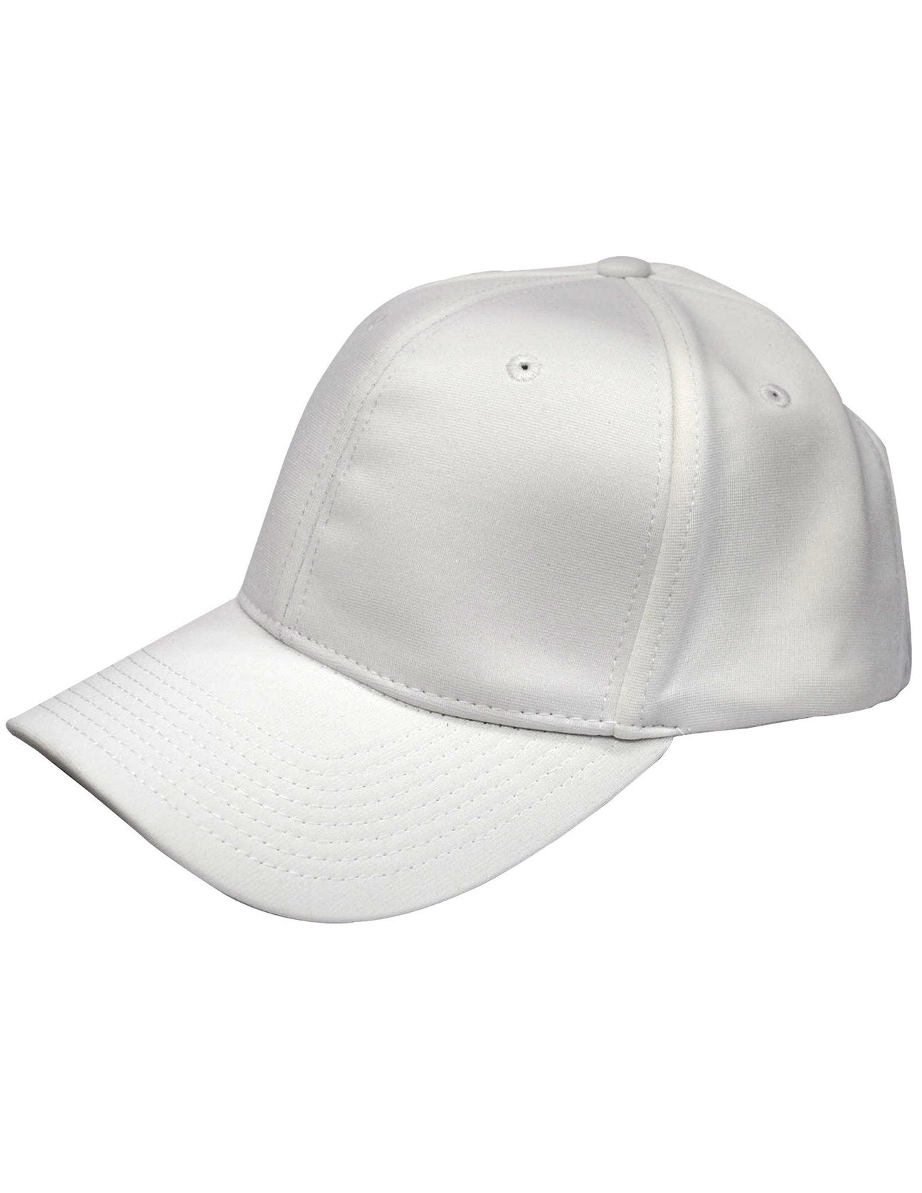 Solid White Flex Fit Football Hat