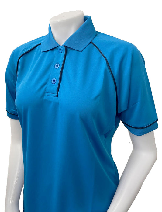 Bright Blue Women's Mesh Shirt No Pocket