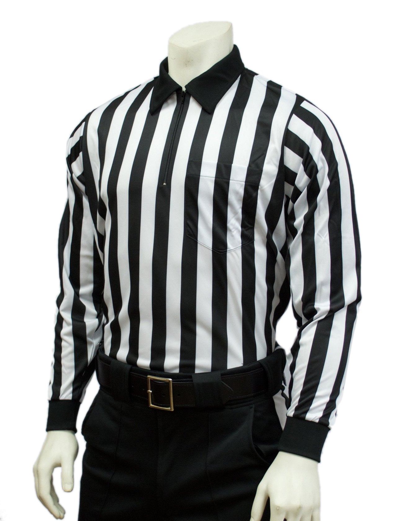 Elite Performance Interlock Long Sleeve Referee Shirt for Football, Durable